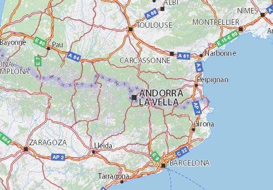 Carte-Plan Andorra