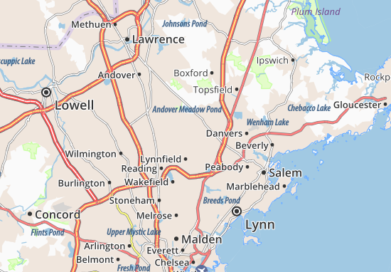 Mapa South Middleton