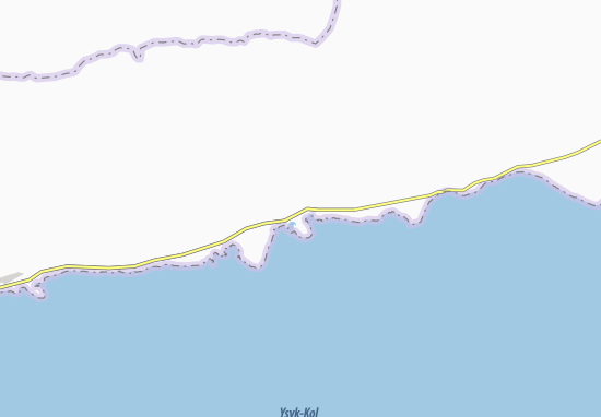 Mapa Cholpon-Ata