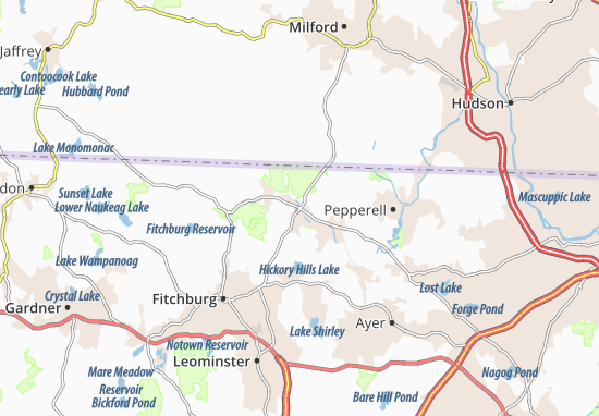 Karte Stadtplan Townsend