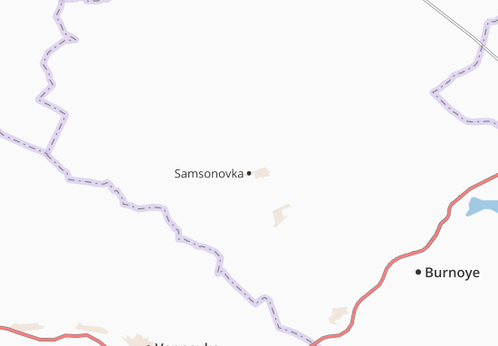 Karte Stadtplan Samsonovka