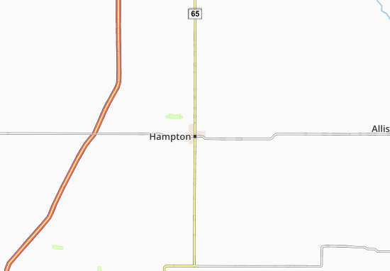 Mapa Hampton