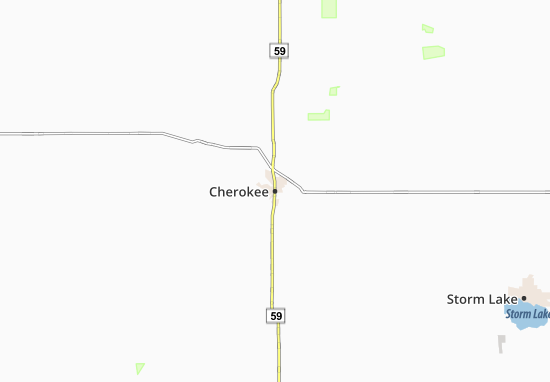 Mapa Cherokee