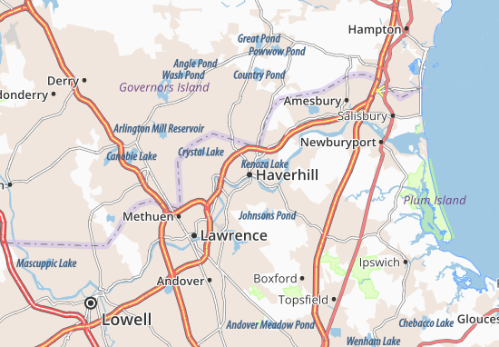 Mapa MICHELIN Haverhill - mapa Haverhill - ViaMichelin