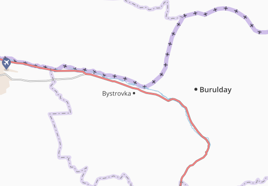 Karte Stadtplan Bystrovka