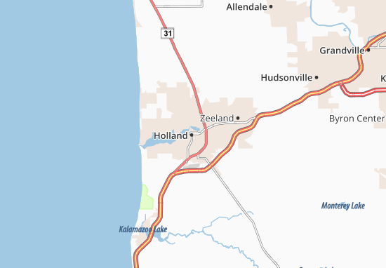 Mapa Holland