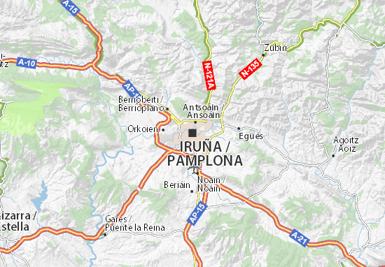 Carte-Plan Pamplona