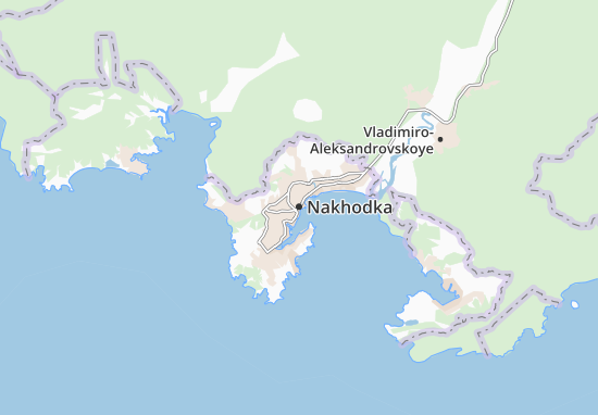 Karte Stadtplan Nakhodka