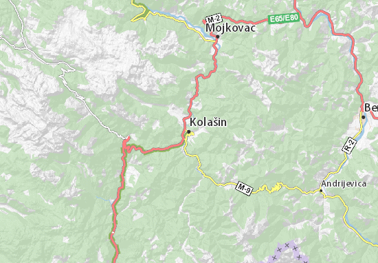 Kolašin Map
