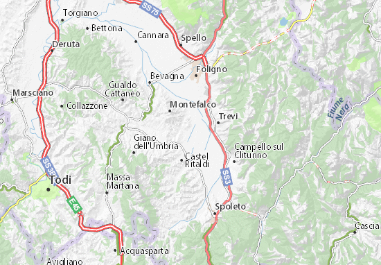 Kaart Plattegrond San Luca