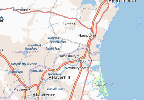 Kaart Plattegrond South Hampton