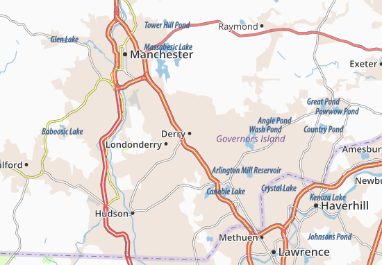 Karte Stadtplan Derry