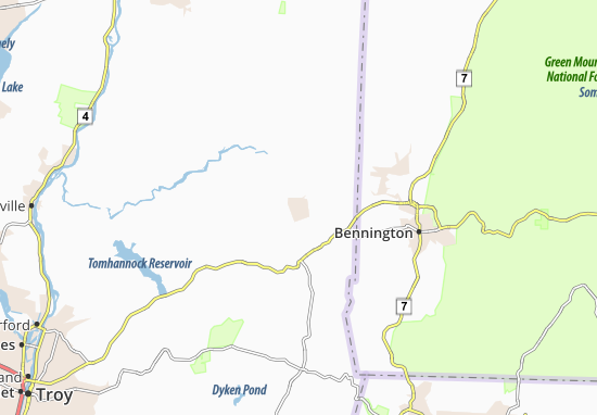 Mapa Hoosick Falls