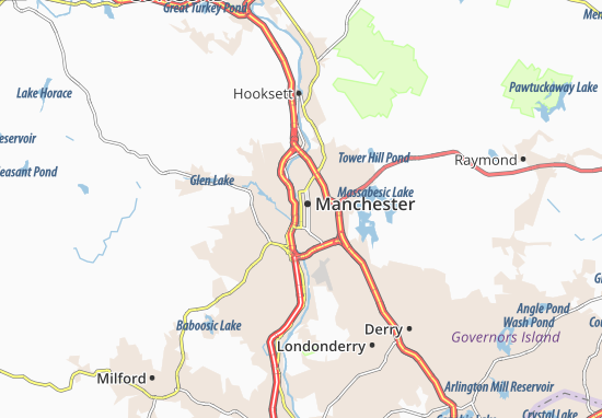 Kaart Plattegrond Manchester
