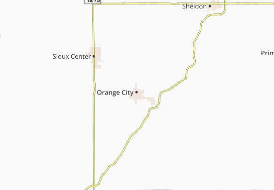 Mapa Orange City
