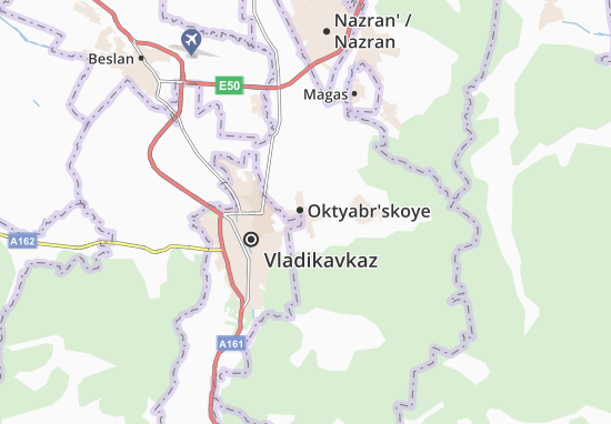 Mapa Oktyabr&#x27;skoye