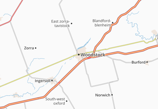 Mapa Woodstock