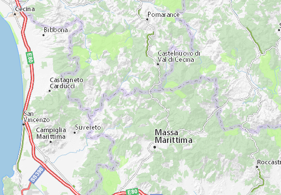 Mapa Monterotondo Marittimo
