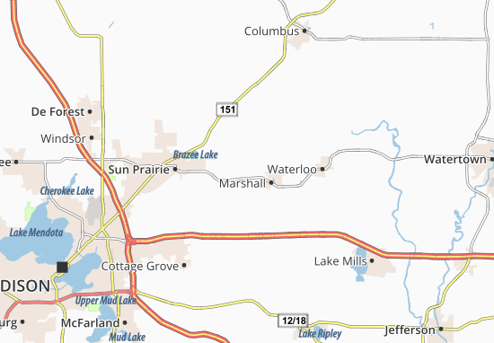 Mapa Deansville