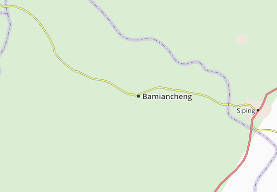 Karte Stadtplan Bamiancheng
