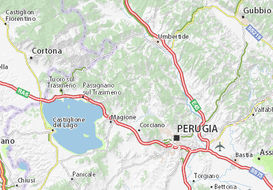 Mapa Borgo Giglione