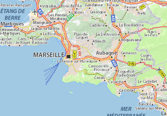 Mapa Marseille 11
