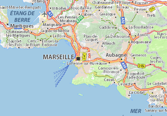 MICHELIN-Landkarte Marseille 05 - Stadtplan Marseille 05 - ViaMichelin