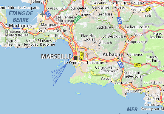 Karte Stadtplan Marseille 04