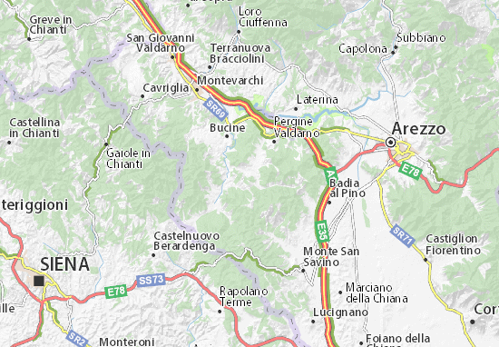 Mapa Badia Agnano