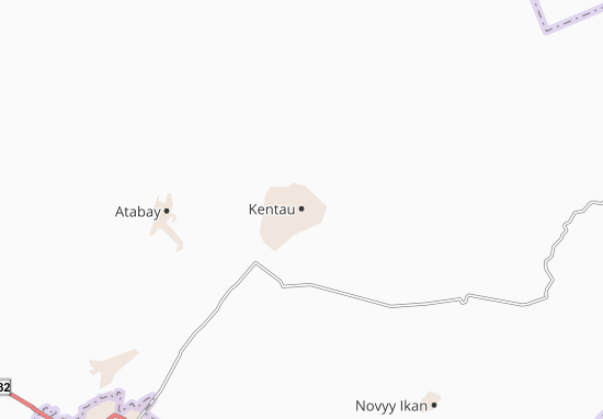 Mapa Kentau