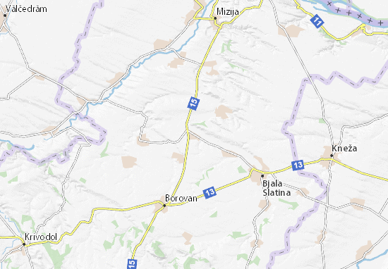 Mapa Altimir
