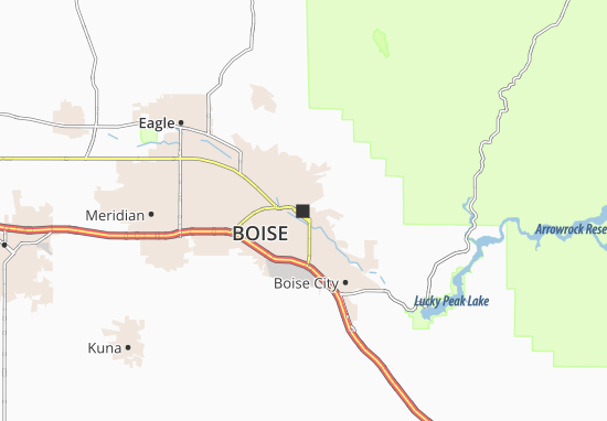 Karte Stadtplan Boise