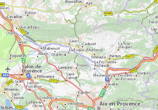 Mapa Saint-Christophe