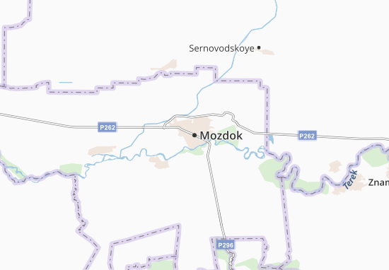 Karte Stadtplan Mozdok