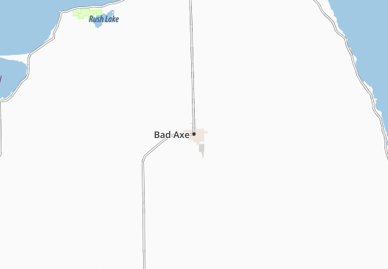 Karte Stadtplan Bad Axe