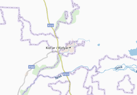 Karte Stadtplan Kizl&#x27;ar