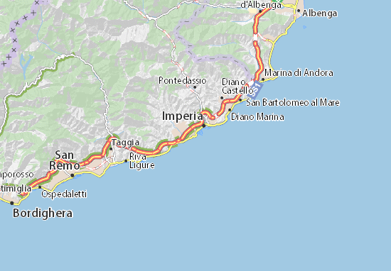 Mapa Porto Maurizio