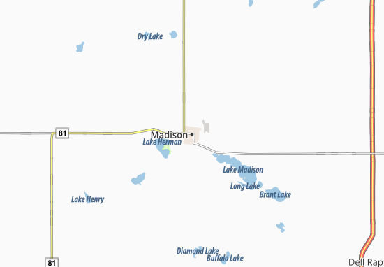 Mapa Madison