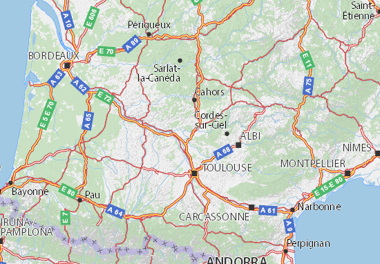 carte routiere tarn et garonne Carte détaillée Tarn et Garonne   plan Tarn et Garonne   ViaMichelin