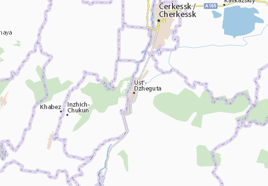 Ust&#x27;-Dzheguta Map