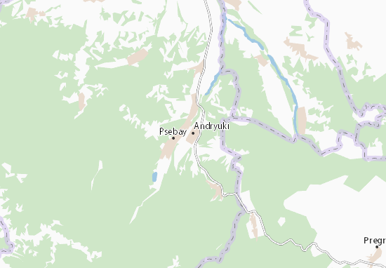 Karte Stadtplan Andryuki