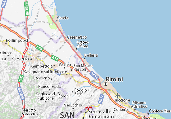 Mapa Igea Marina