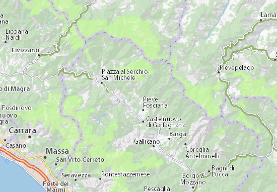 Mapa Villa Collemandina