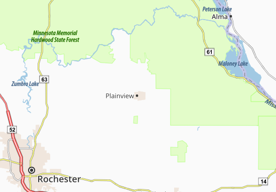 Mapa Plainview