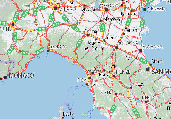 Mapas-Planos Massa-Carrara