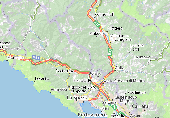 Mapa Calice al Cornoviglio