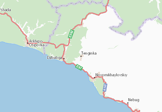 Mapa Tenginka