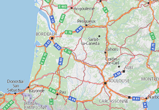 carte routiere lot Carte détaillée Lot et Garonne   plan Lot et Garonne   ViaMichelin