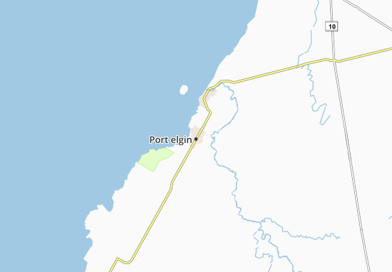 Mapa Port elgin