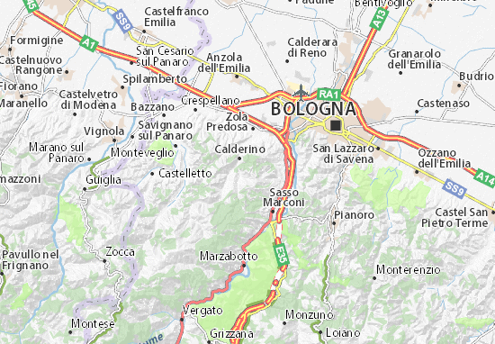 Mapa Tignano